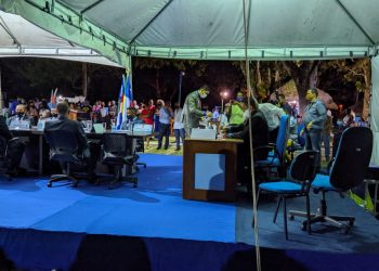 Solenidade no Centro Histórico marca posse de prefeito e vereadores em Cabrália