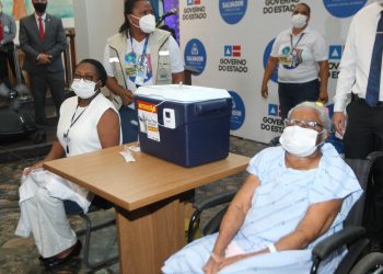 Primeiras Vacinas aplicadas na Bahia aconteceram nas Obras Sociais Irmã Dulce