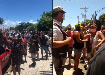Protestos  contra lockdown em Cabrália e em várias cidades da Bahia