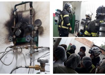 Porto Seguro: Corpo de Bombeiros investiga Curto-circuito na Rede de Oxigênio da UPA Frei Calixto