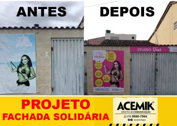 Fachada Solidária: Iniciativa da empresa ACEMIK vai mudar gratuitamente fachadas de empresas em Porto Seguro