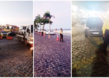 Porto Seguro: Blitz da Secretaria de Trânsito, GCM e PM, recolhe veículos e notifica condutor sem habilitação