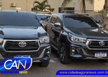 EUNÁPOLIS | Polícia apreende veículos roubados transportados em caminhão cegonha