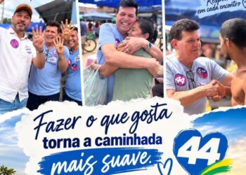 EUNÁPOLIS | Paulo Dapé é recebido com entusiasmo e demonstra força política durante caminhada no Juca Rosa