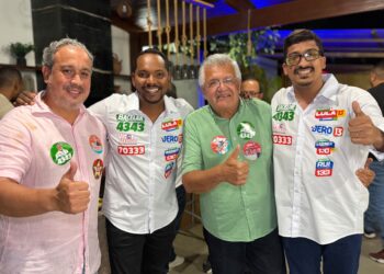 ELEIÇÕES 2026 | Time de Luizinho mostra força política e reúne multidão em apoio a Bacelar e Vitor Azevedo