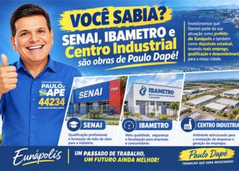 VOCÊ SABIA? | Senai, Ibametro e Centro Industrial fazem parte da história de Paulo Dapé em Eunápolis!